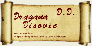 Dragana Dišović vizit kartica